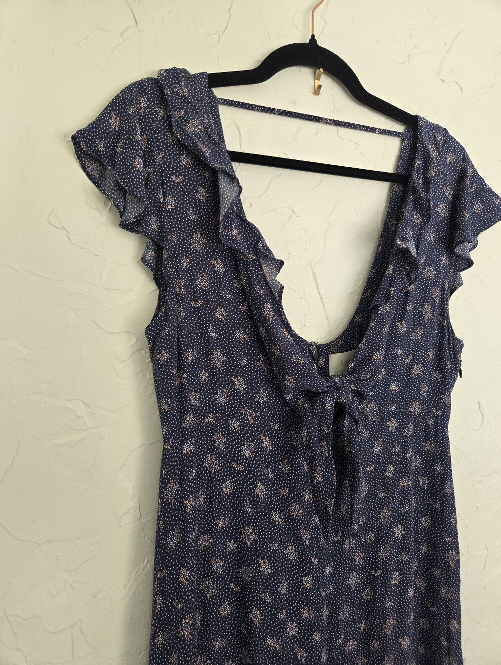 Auguste the Label Blue Floral Tied Bust Jasmine Dress, 8 - Picture 4 of 14